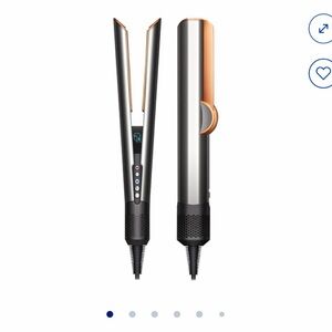 Dyson Hair Straightener in Black, Silver & Rose Gold